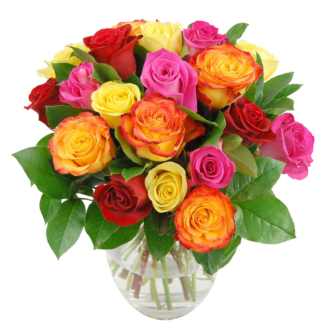 25 colorful roses | Flower Delivery Korolev